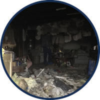 Fire Damage Restoration Icon